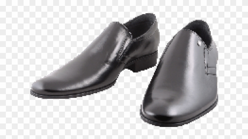 Men Shoes Clipart Chappal - Black Shoes Transparent Background - Png Download