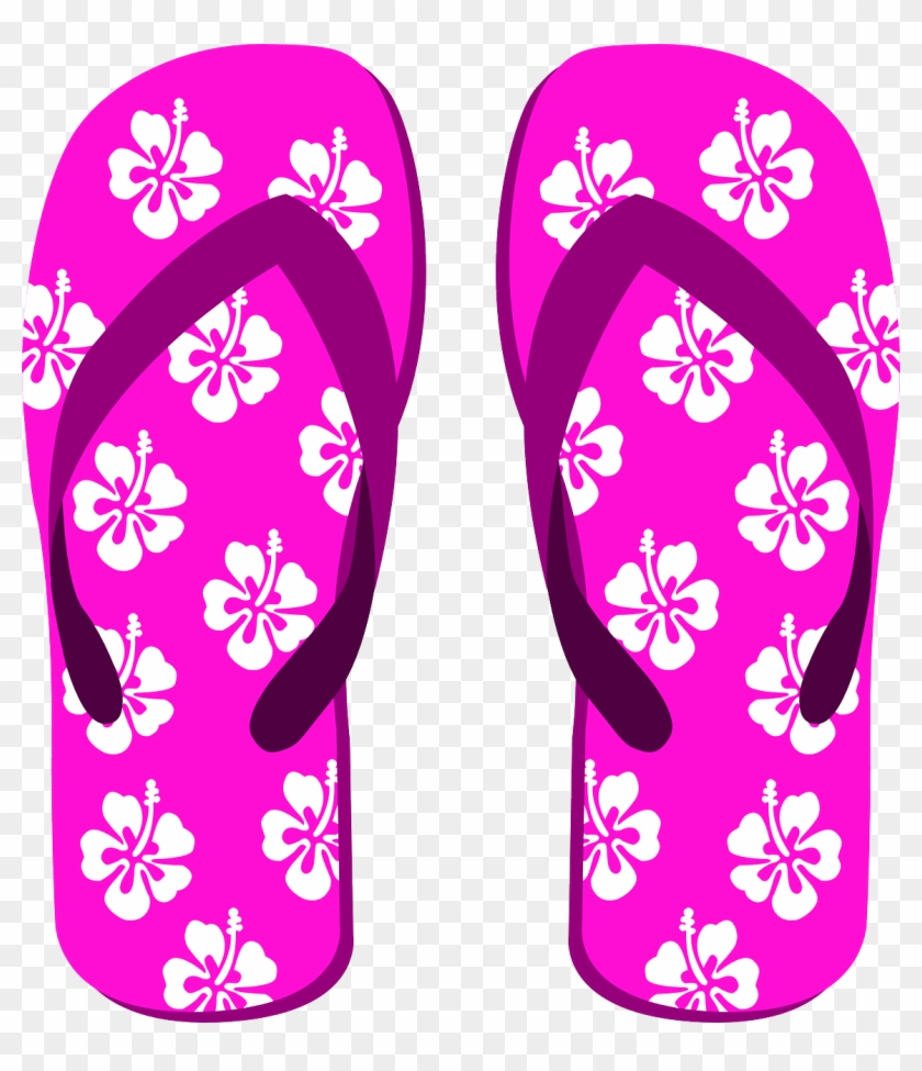 Sandal Clipart Sleeper - Summer Flip Flops Clip Art - Png Download