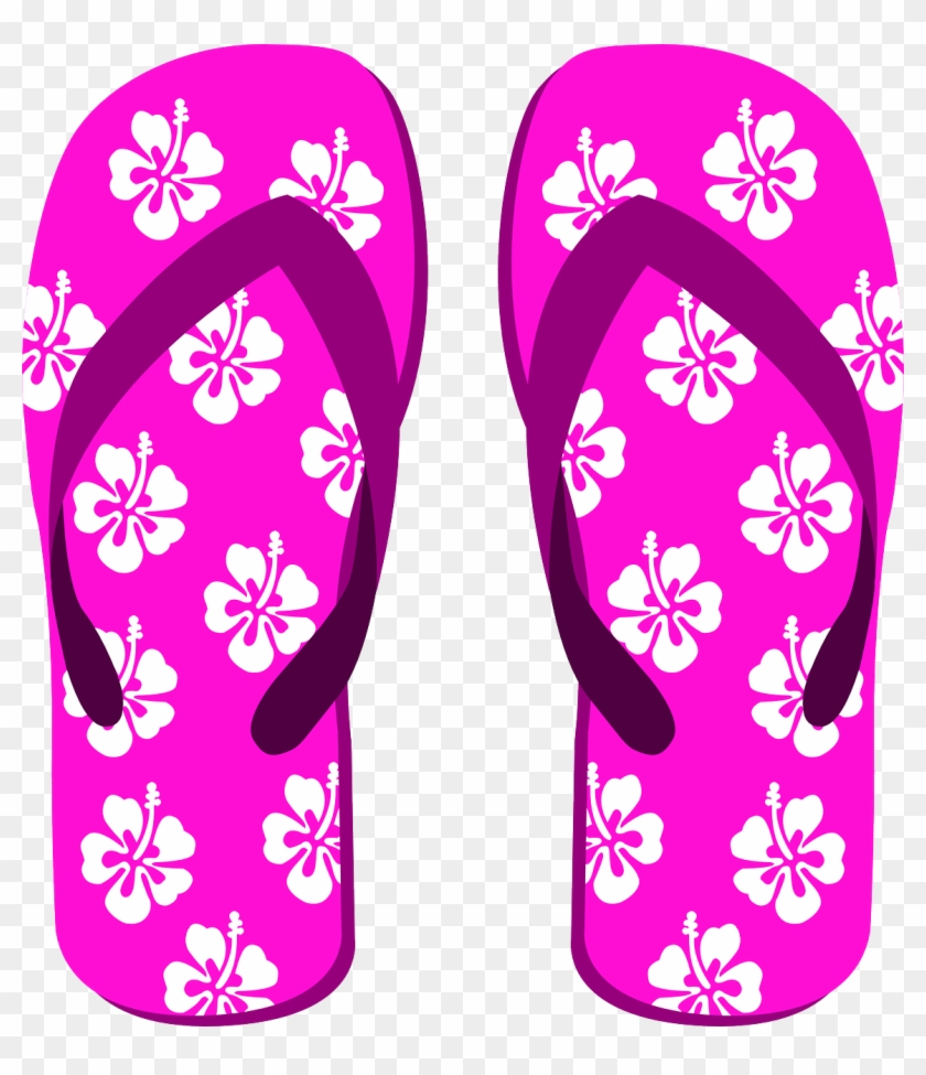 Sandal Clipart Sleeper - Summer Flip Flops Clip Art - Png Download #1631037