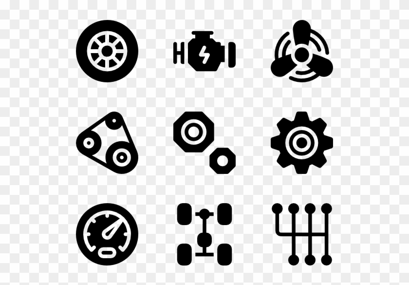 Car Engine - Information Technology Icons Png Clipart