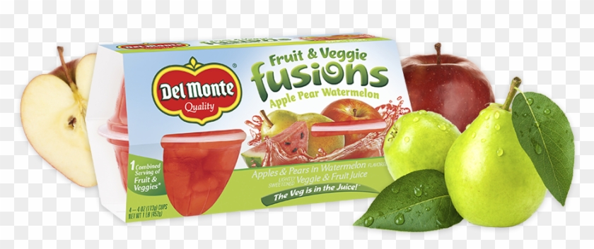 Apple Pear Watermelon, Del Monte® Fusions - Apple Pear Water Melon Juice Clipart #1631776