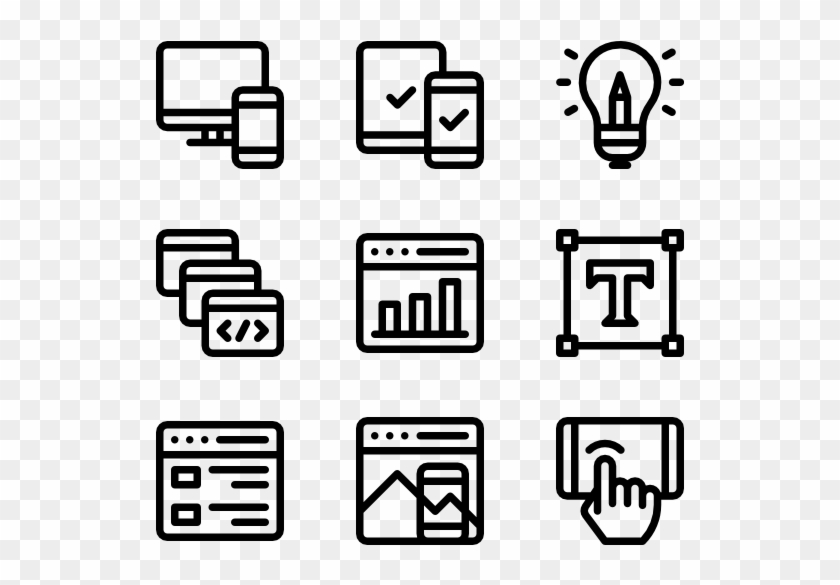 Responsive Design - Building Outline Icon Png Clipart
