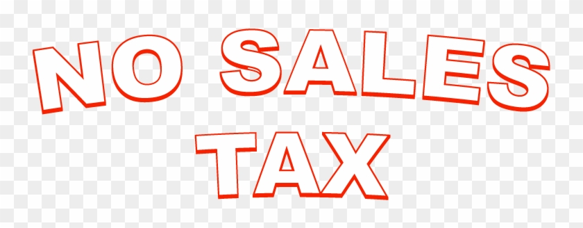 No Sales Tax - Graphic Design Clipart