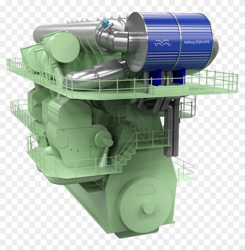 Alfa Laval Aalborg Egr Hpe Man Engine 2016 10 25 6403 - Tool And Cutter Grinder Clipart