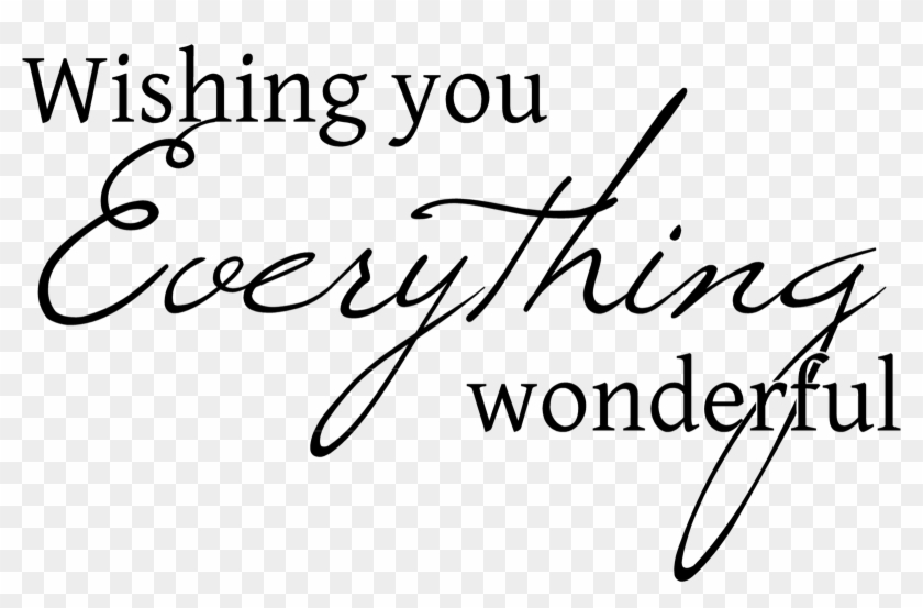 Playing With Paper - Wishing You Everything Good Clipart