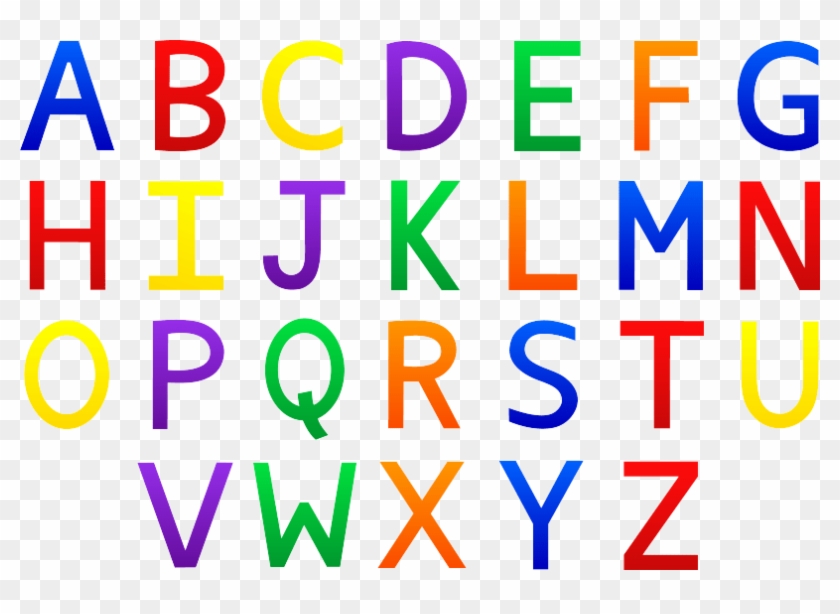 Clipart Letters - Alphabet Clipart - Png Download #1632604