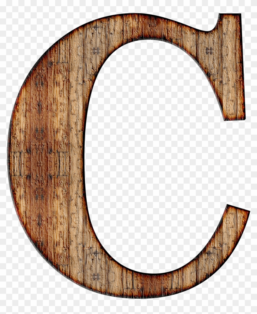 Wooden Capital Letter C - Letter C Png Clipart #1632713