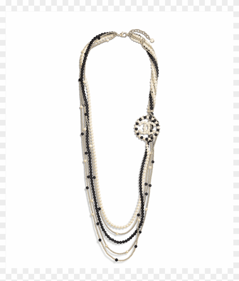 Necklace, Metal, Imitation Pearls, Resin & Diamantés-silver, - Body Jewelry Clipart #1632787