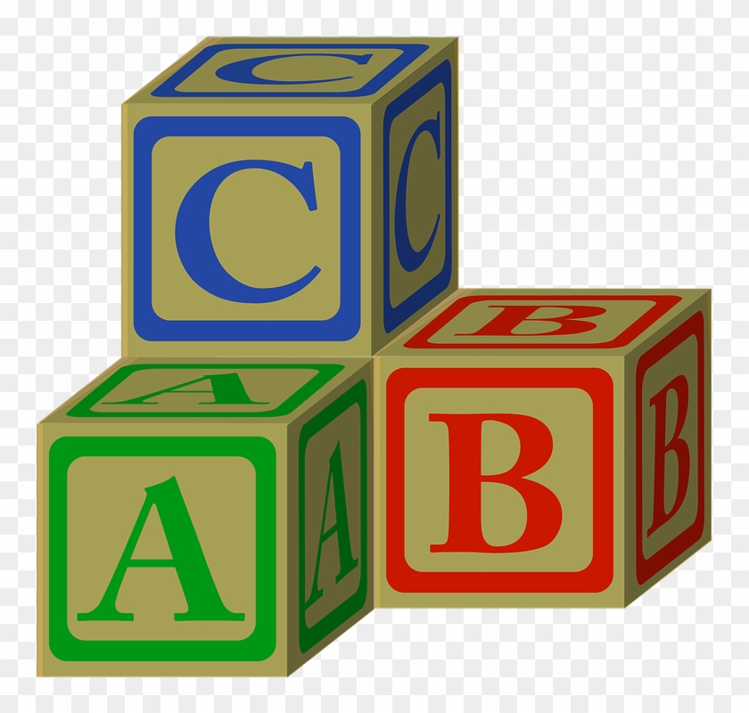 Alphabets Clipart Toy - Block Clipart - Png Download