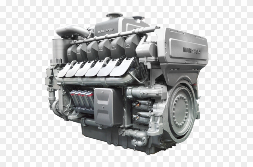 With The Engine Family 175d Our Customer Man Diesel - Man Diesel Engine Png Clipart