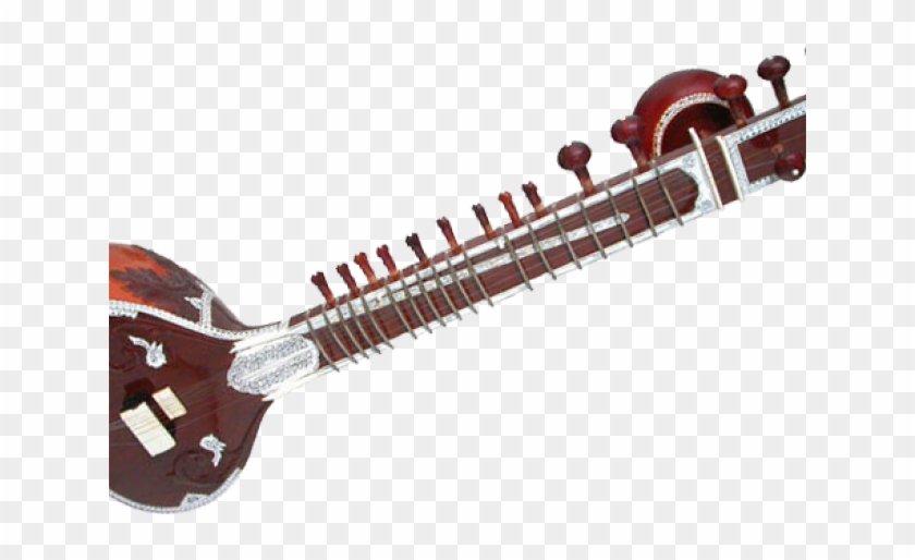 Sitar Clipart Transparent - Indian Musical Instruments - Png Download #1633791