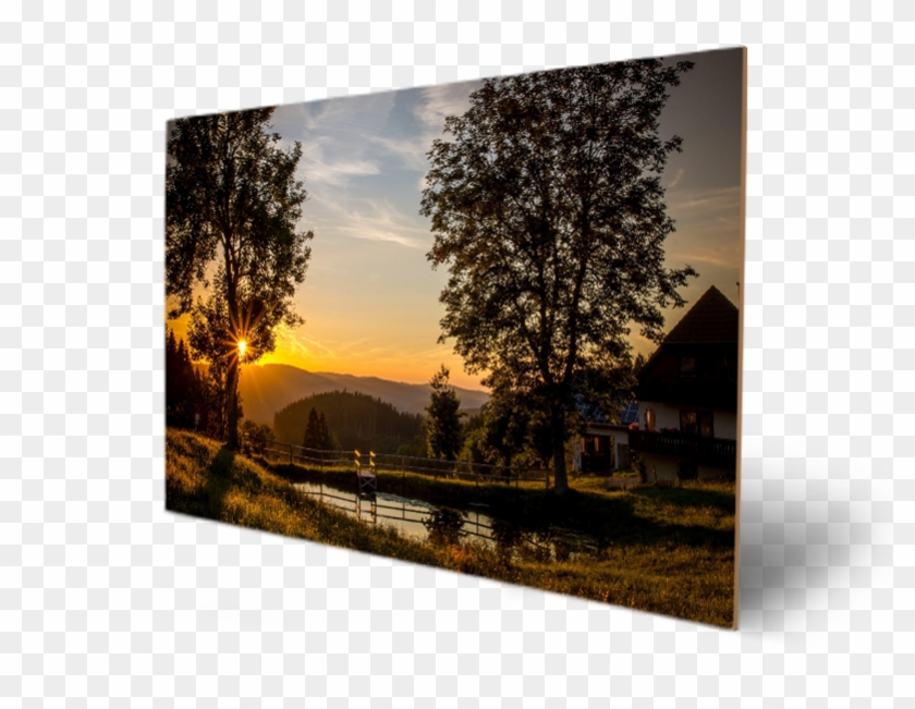 Mountain Sunset Scenery - Sunset Clipart