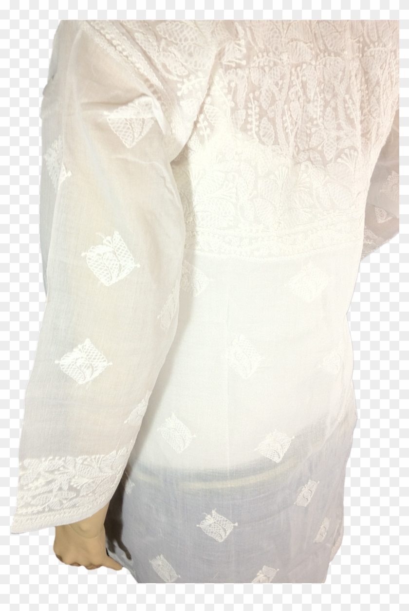 Http - //www - Chikirpolo - Kurti Fwnctnwht003676 Backsideviewleft Clipart #1634374