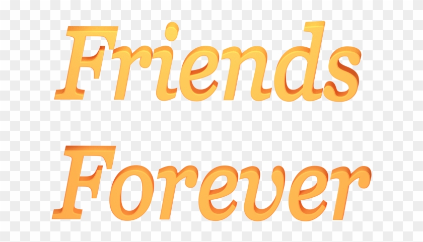 Clip Art Of - Friends Forever Png Text Transparent Png #1634723