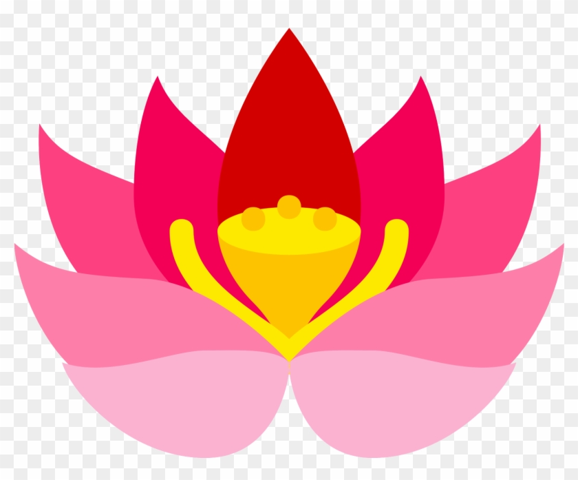 Lotus Flower Vector Free Download - Lotos Icon Clipart