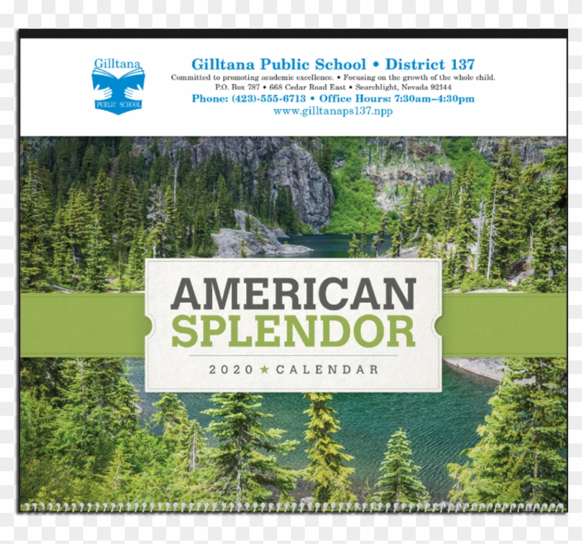 Picture Of Scenic American Splendor Large Wall Calendar - Eleições Autarquicas 2009 Clipart