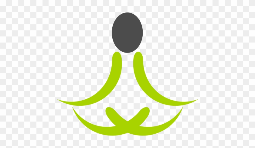 Clipart Meditative Yoga Pose Logo Design Png Image - Illustration Transparent Png #1634943