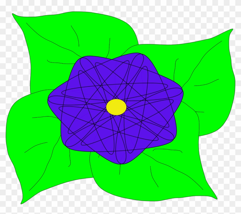 Desenhos De Flor Violeta Clipart #1635081