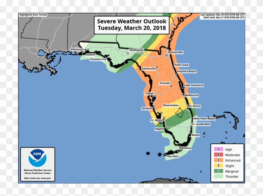 Tornado Watch In Effect For Sarasota, Manatee Counties - Florida Sarasota Weather Clipart #1635857