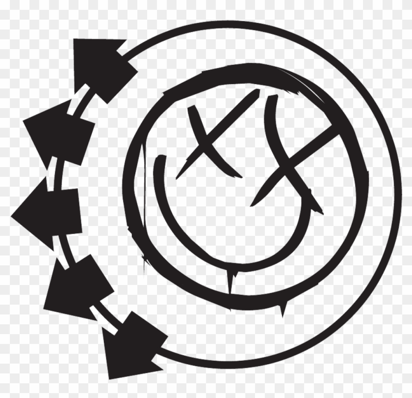 Blink 182 Logo - Blink 182 Smiley Face Logo Clipart #1636076
