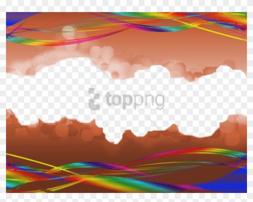 Free Png Colorful Border Abstract Transparent Png Image - Abstract Colorful Border Png Clipart