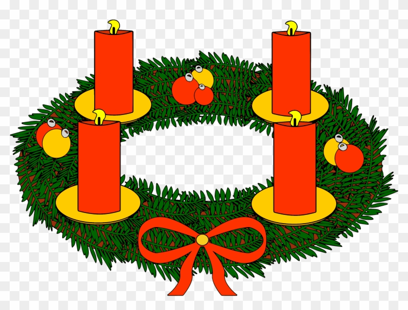 Adventskranz Clipart - Adventskranz Bilder Kostenlos - Png Download