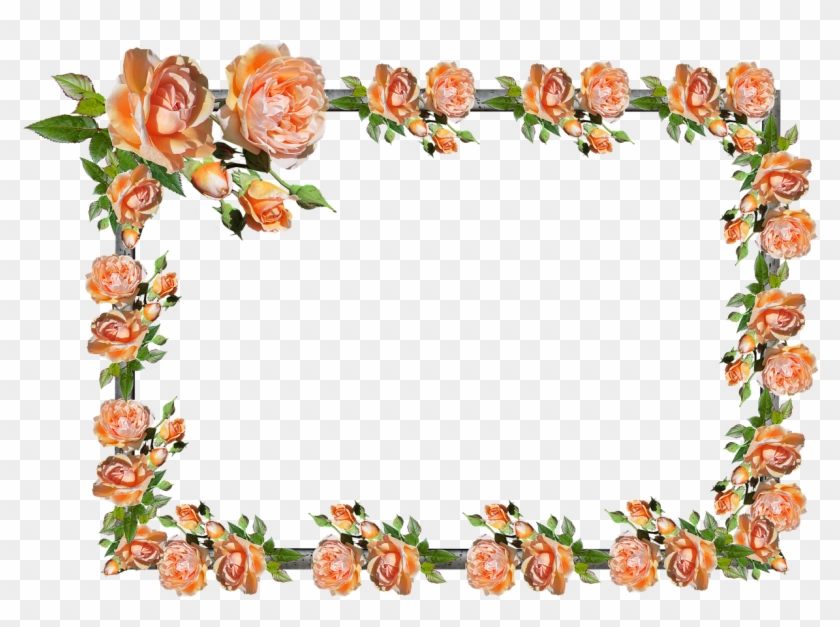 Pictures, Free Photos, - Rose Frame Border Clipart