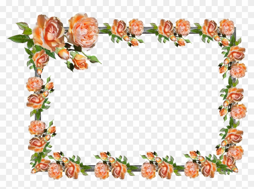 Pictures, Free Photos, - Rose Frame Border Clipart #1636501