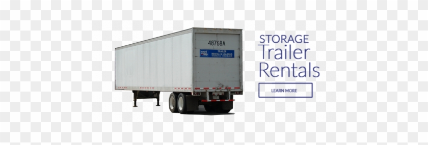 Storage Containers, Trailer Rental - Trailer Truck Clipart #1636620