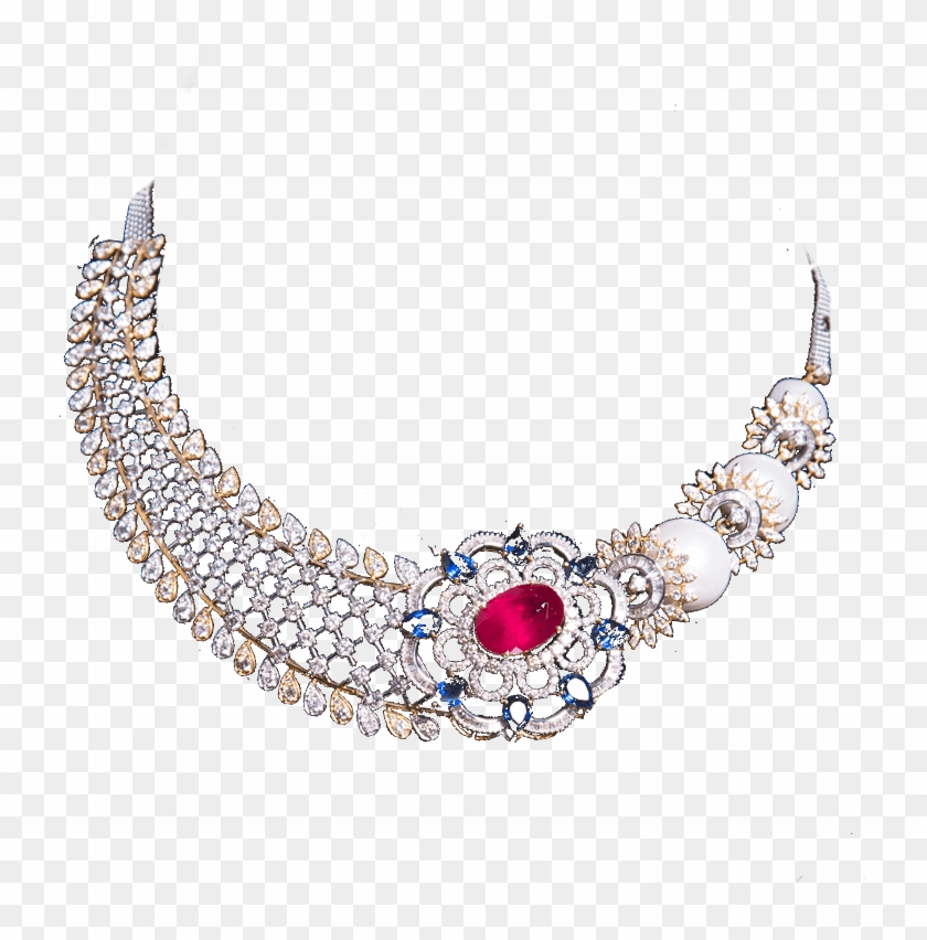 Diamond And Gold Jewellery Designs - Diamond Jewellery Design Clipart