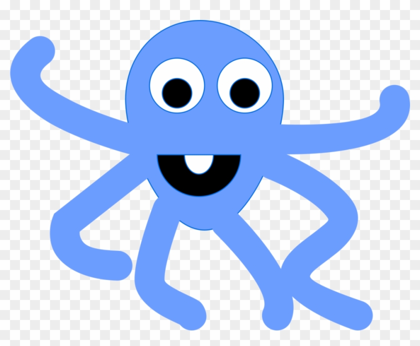Octopus Human Behavior Smiley Logo Animated Cartoon Clipart #1636628