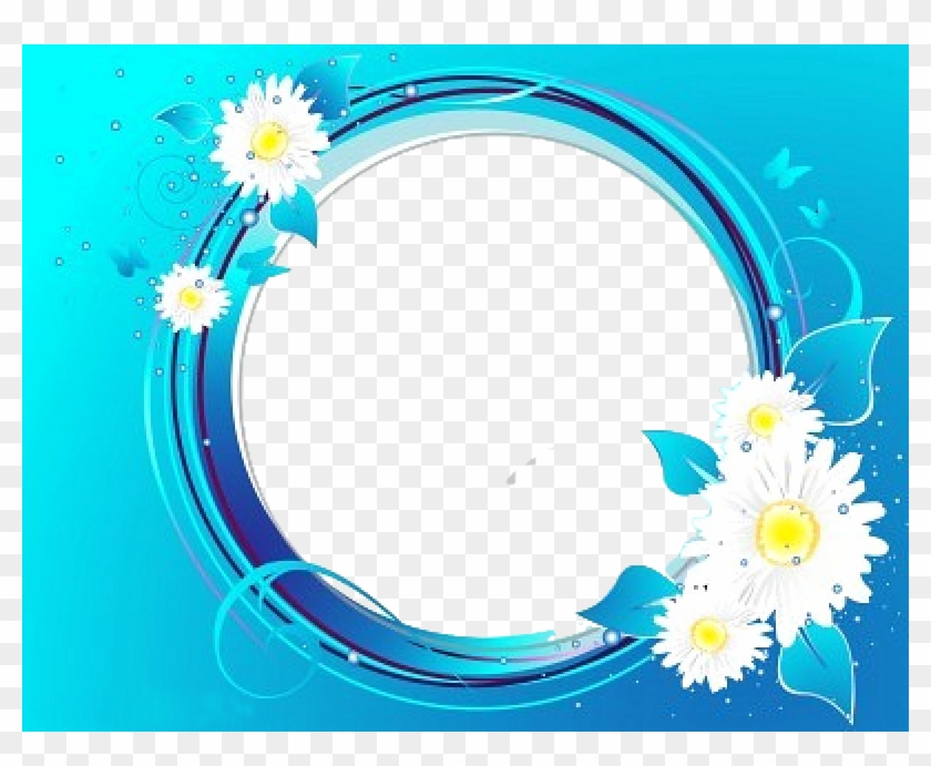 Colorful Floral Frame - Teachers Day Wishes Hd Clipart #1636694