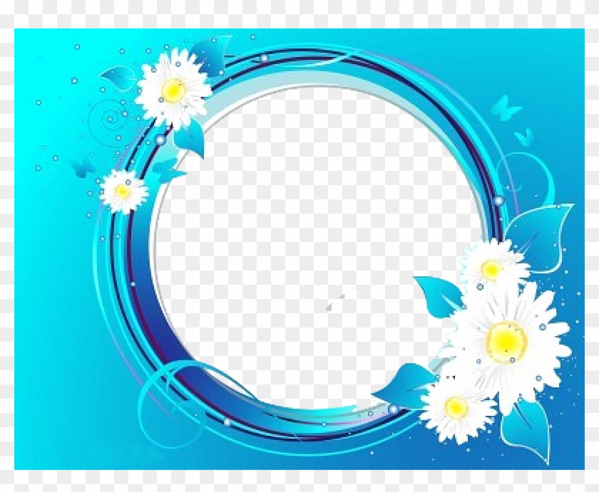 Colorful Floral Frame - Teachers Day Wishes Hd Clipart