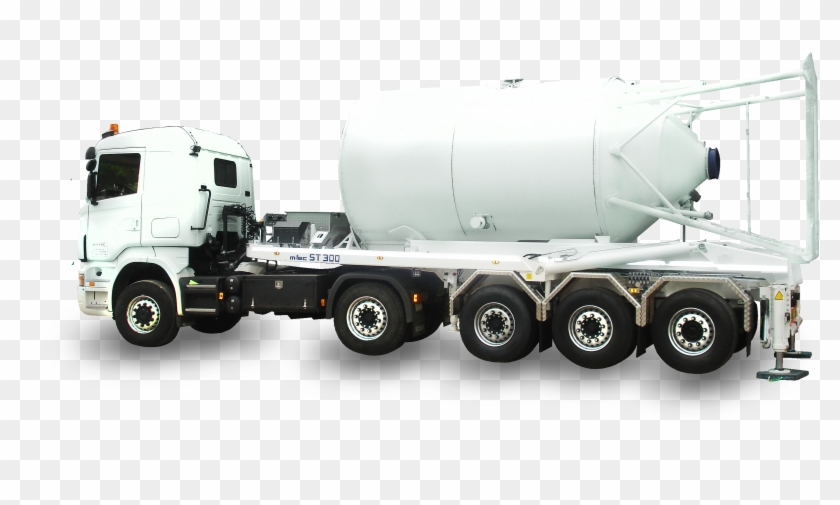 Transportation Of Pocket Silos, Interchangeable Silos - Trailer Truck Clipart