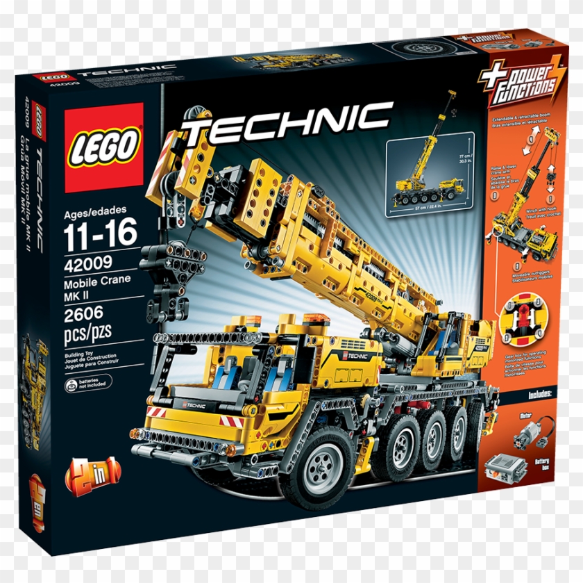 42009 Container Stacker And Truck - Lego Crane Set Clipart #1636991