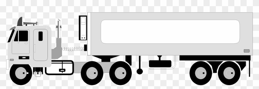 2528 X 750 7 - Big Rig Clip Art - Png Download