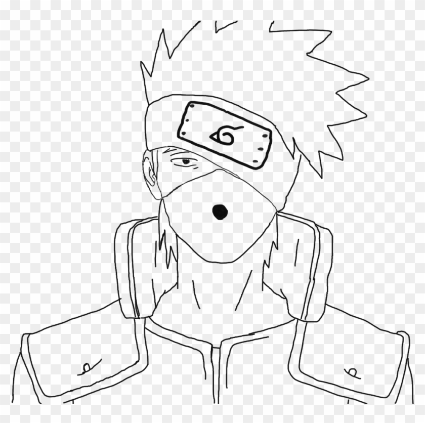 My Personal Best Drawing *does Dab Jutsu* Lol - Line Art Clipart