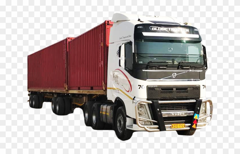 Container Link Trailer - Trailer Truck Clipart