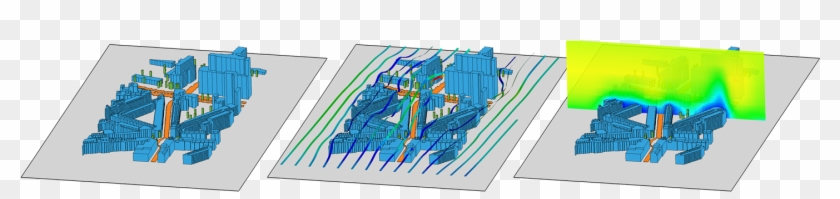 An Air Quality Cfd Simulation Clipart #1637827