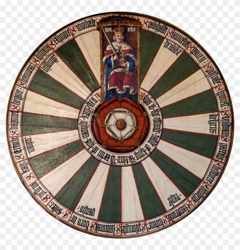 King Arthur's Round Table At Winchester Castle, Winchester, - Winchester Castle Clipart #1638199