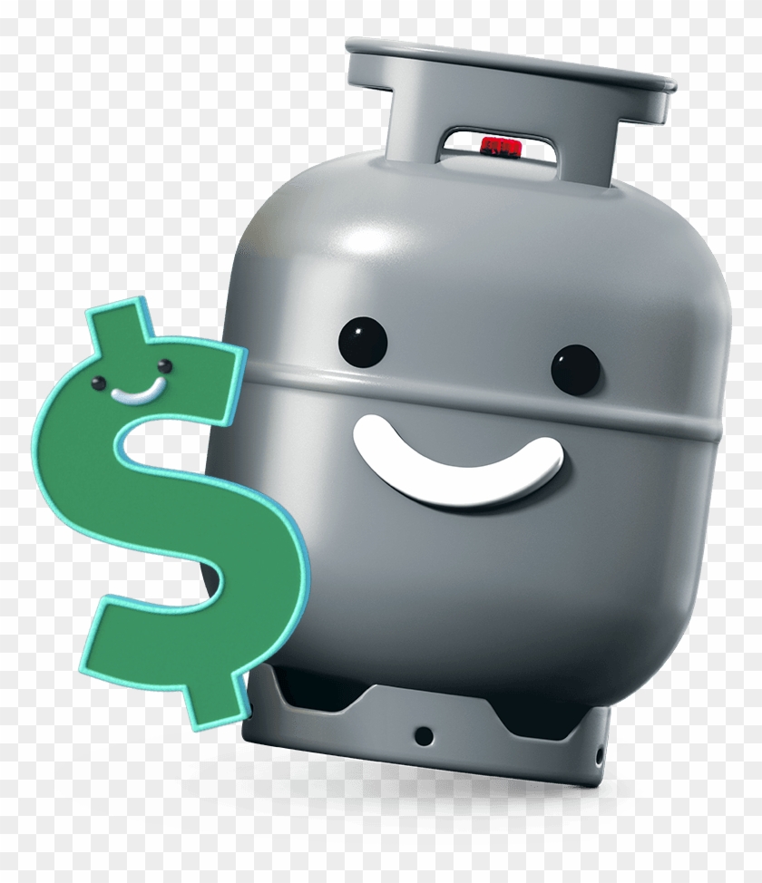 Gas Cylinder - Chama App Do Gás Clipart