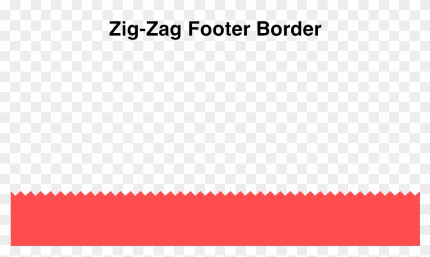 Zig Zag Bottom Border Clipart