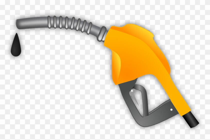Pistol Pump Fuel Car Driving Gas Gasoline Oil - Gasoline Pump Clipart - Png Download