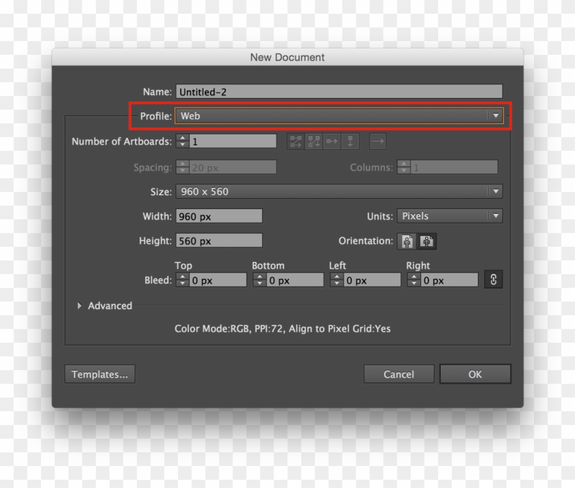 Select Web Color Profile - After Effects Composition Settings For Instagram Clipart #1639461