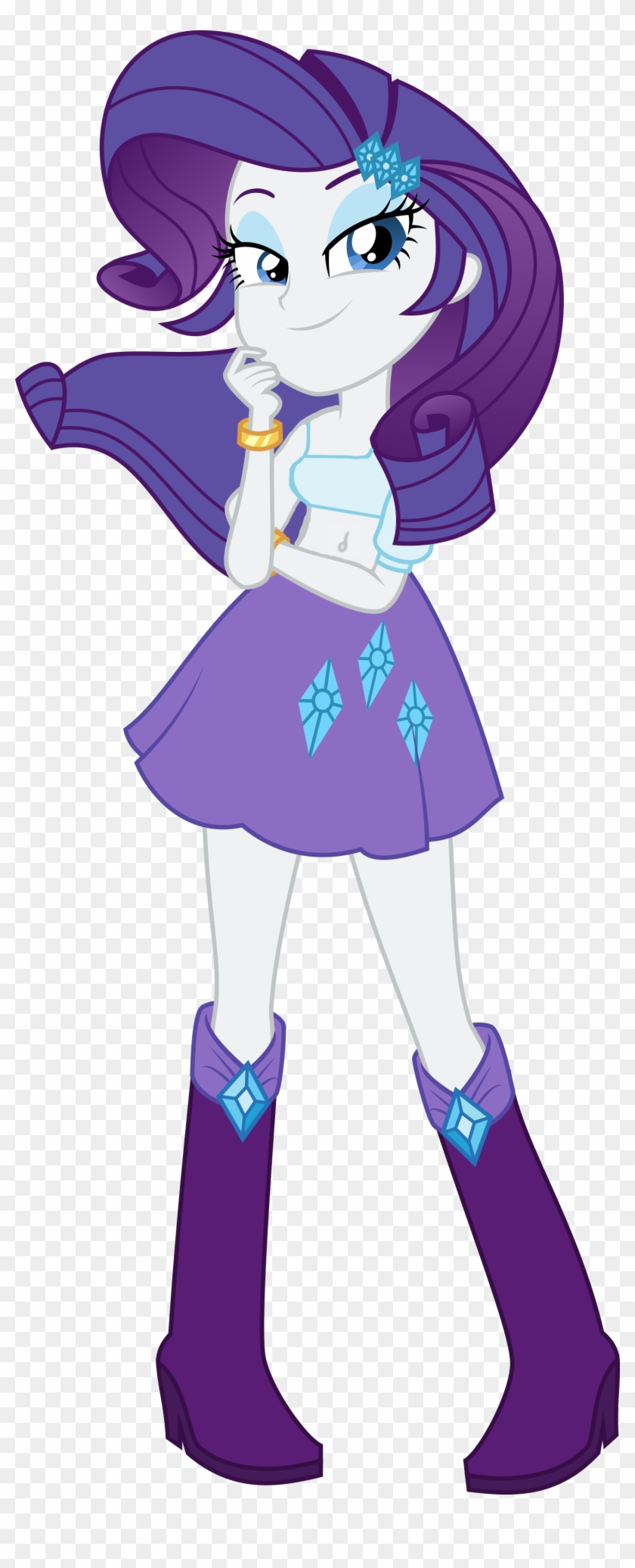Rarity - Rarity Equestria Girl Vector Clipart #1639899