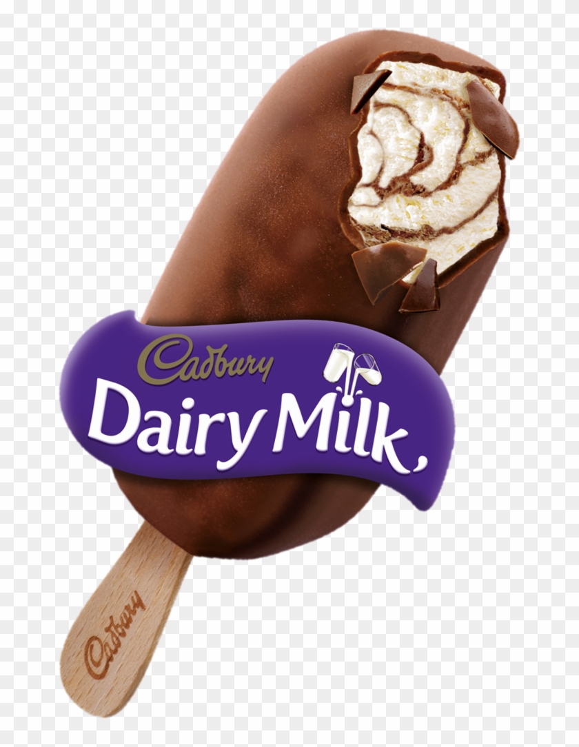 Creamy Vanilla Ice Cream With Cadbury Dairy Milk Chocolate - Cadbury Ice Cream Stick Clipart