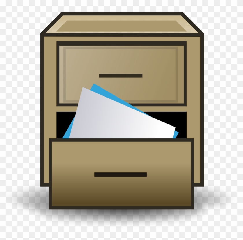 File Png - File Cabinet Icon Transparent Clipart