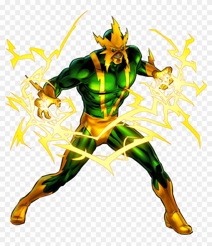 Electro From Spider Man Clipart #1640202