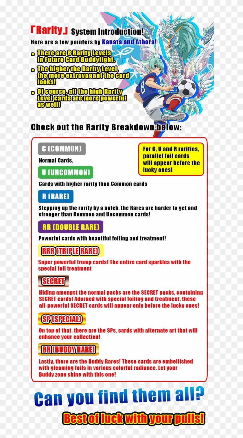 Future Card Buddyfight Rarity - Meaningful Quotes Clipart