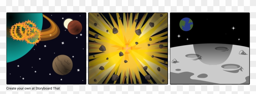 Supernova - Big Bang Theory Storyboard Clipart #1640750